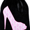 She-She Shoe Bag - Navy/Damask