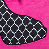 She-She Shoe Bag - Hot Pink/Trellis Print