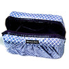 Pretty Pleats Cosmetic Case - Diamond/Purple