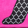 Bootylicious Boot Bag - Hot Pink/Trellis