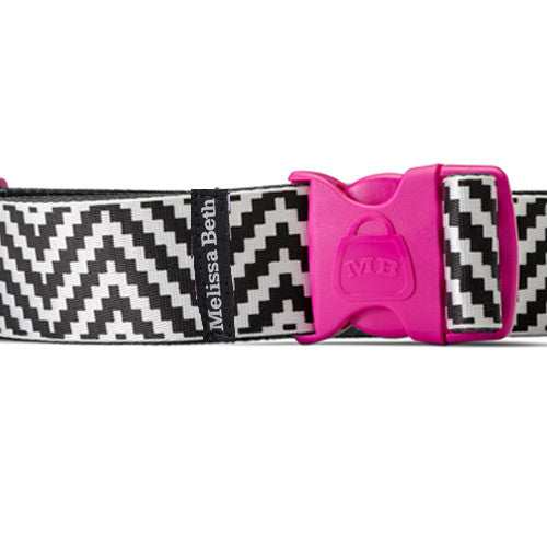 Belt Me Up Luggage Belt - Black ZigZag