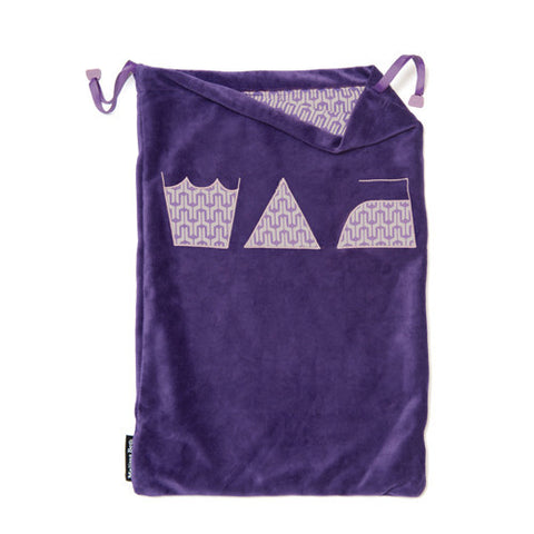 Wash, Dry and Repeat Laundry Bag - Kazoo Purple