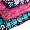 Pretty Printed Laptop Sleeves - Floral Teal and Black