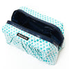 Pretty Pleats Cosmetic Case - Navy Blue